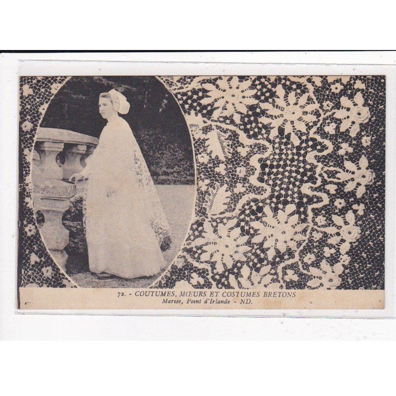 Mariée, Point d'Irlande, C.M.C.B - très bon état