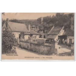 CHARENTIGNY : la rue principale - bon état (éraflures eu haut de la carte)
