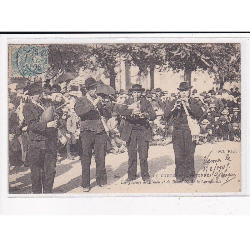 Les joueurs de Biniou et de Bombarde de la Cornouaille, C.M.C.B - état