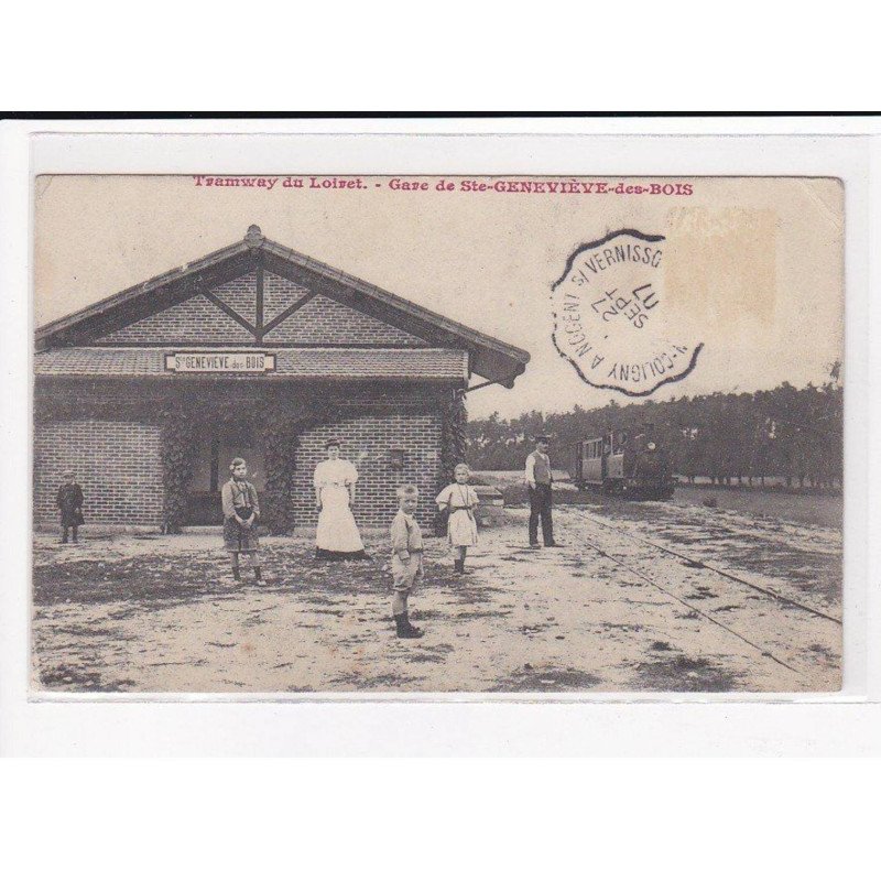 STE-GENEVIEVE-des-BOIS : La Gare du Tramway - état