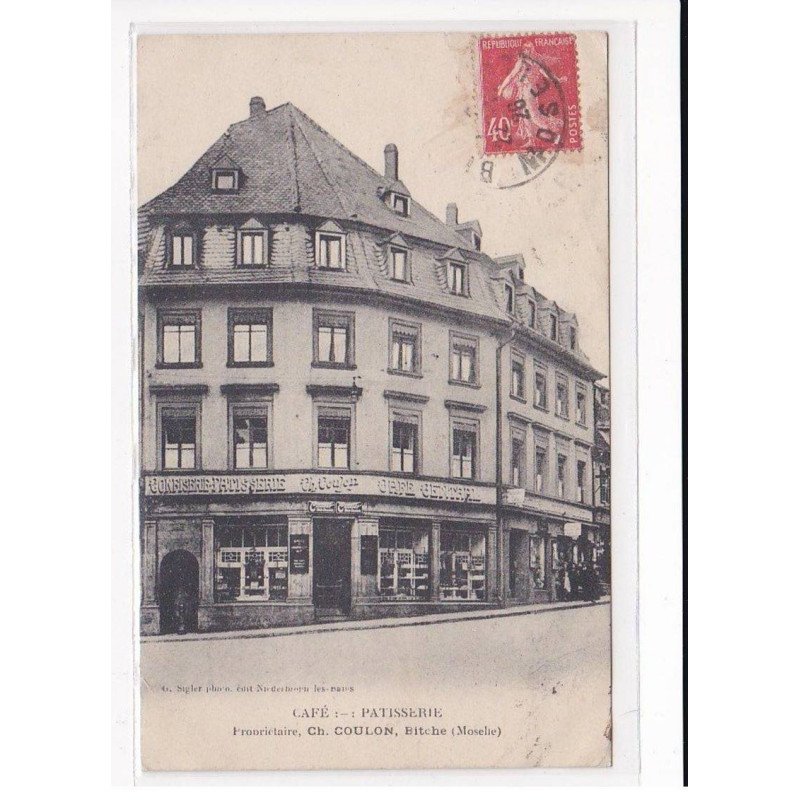 BITCHE : Café, Pâtisserie, Propriétaire CH.COULON - état