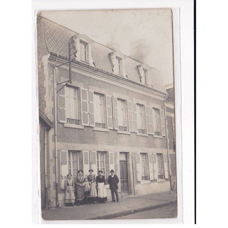 CLAMECY ? : Rue du Crot-Pinson, Photo de famille - très bon état CLAMECY ? : Rue du Crot-Pinson, Photo de famille - très bon état