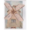 FANTAISIE - SYSTEME : carte postale - (moulin - windmill) -  bon état