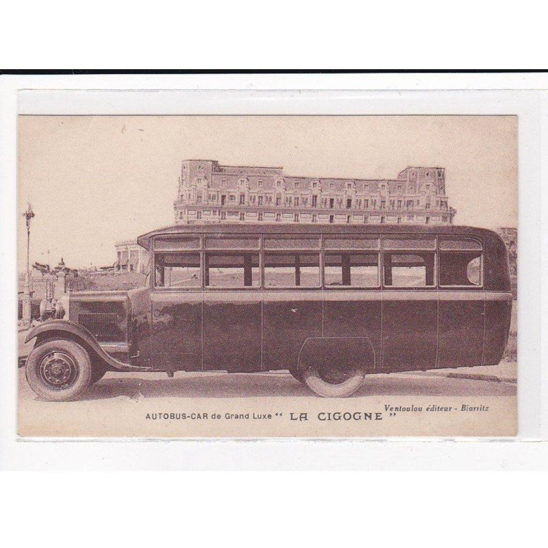 BIARRITZ : Autobus-Car de Grande Luxe "La Cigogne" - très bon état