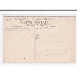 BIARRITZ : Villa Belza, Carte Dessinée à la main - très bon état