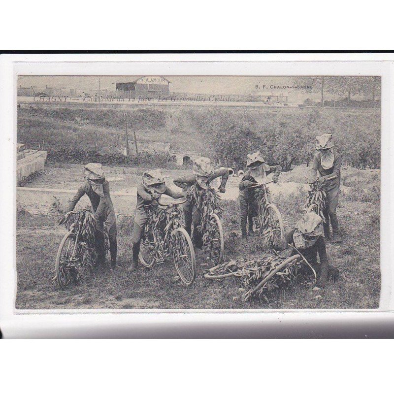 CHAGNY : Cavalcade du 12 juin, Les Grenouilles Cyclistes - très bon état
