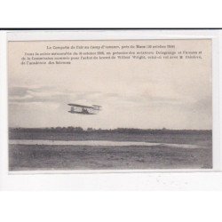 AUVOURS : L'aéroplane de Wilbur Wright en plein vol, l'Aviation en 1908 - très bon état