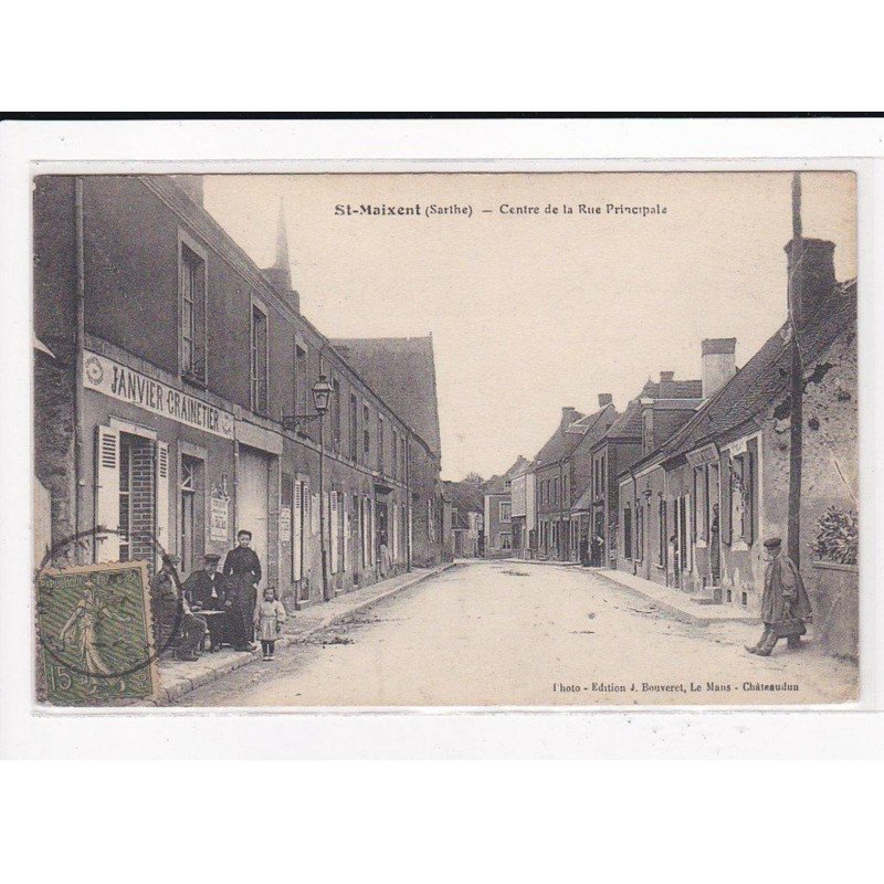 ST-MAIXENT : Centre de la Rue Principale - état