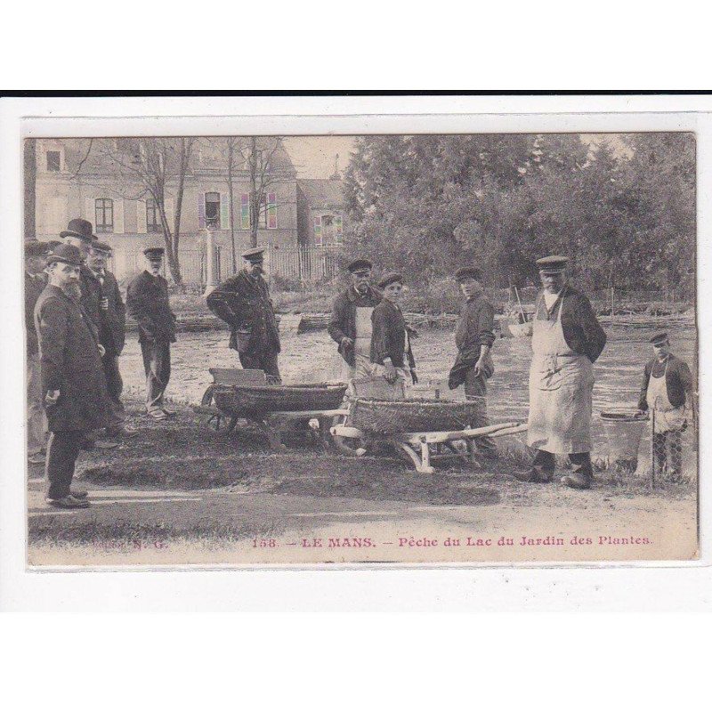 LE MANS : Pêche du lac du jardin des plantes - très bon état