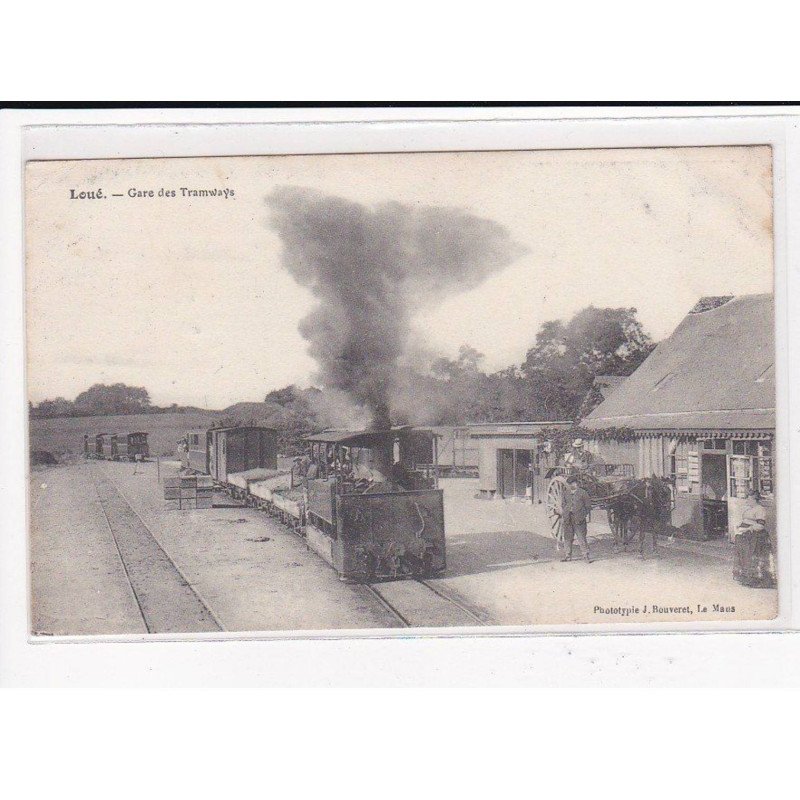 LOUE : Gare des Tramways - état