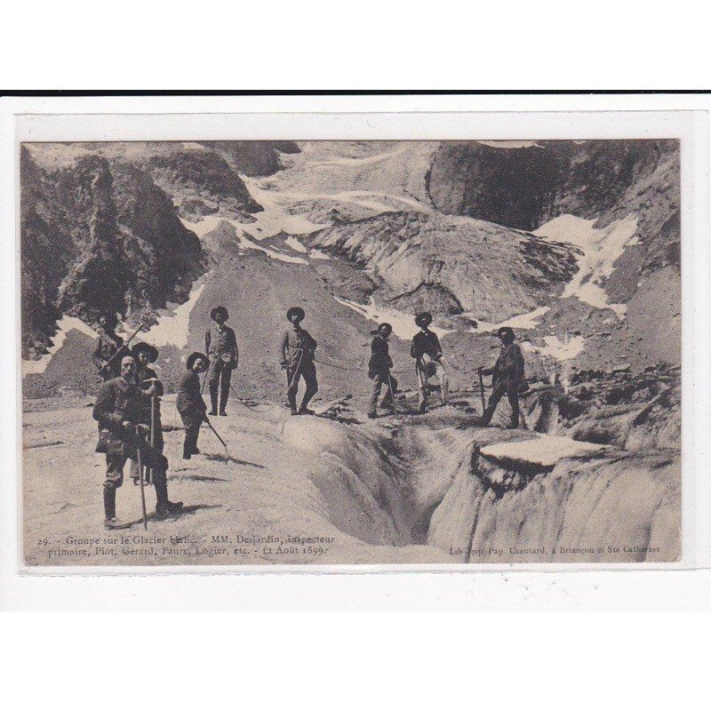 Groupe sur le Glacier blanc, 12 Août 1899 - très bon état