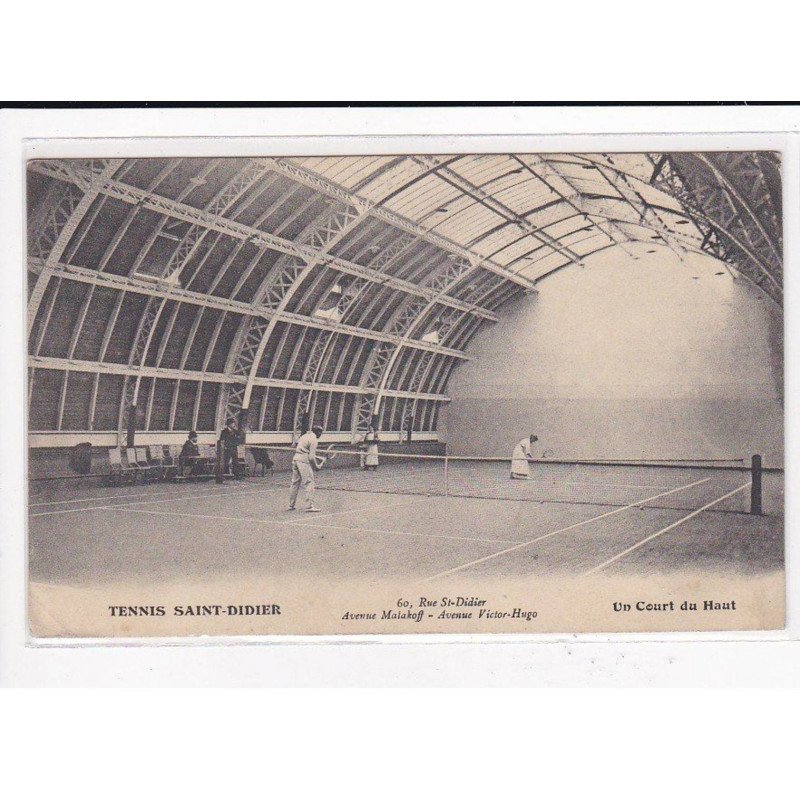 PARIS : Tennis Saint-Didier, Rue St-Didier, un court du Haut - état
