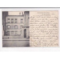 PARIS 15ème arrondissement : Kolpingshaus (Ges. Hosp), Rue Fondary, Gruss aus dem Kathol. Gesellenverein - très bon état