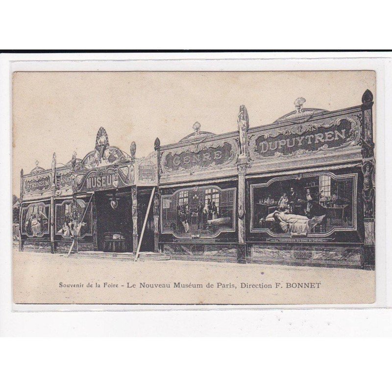 PARIS : Souvenir de la Foire, Le nouveau Muséum de Paris, Direction F.BONNET - très bon état