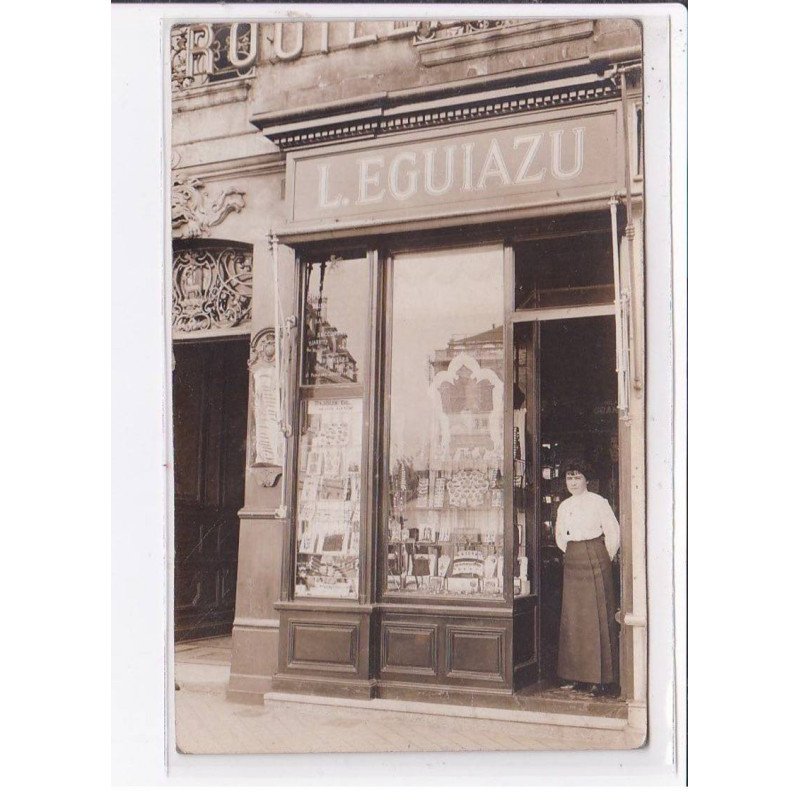 BORDEAUX : carte photo de la bijouterie EGUIAZU au 22 allées de Tourny - très bon état
