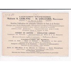 DIEPPE : Librairie-Papeterie, Maison A.LEBLANC - D.COLLIARD Successeur - état