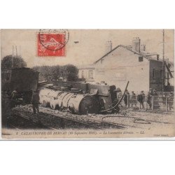 BERNAY : accident de chemin de fer en septembre 1910 - très bon état
