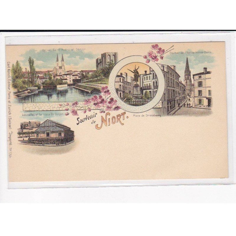Précurseur - Gruss Aus - Souvenir de Niort - très bon état