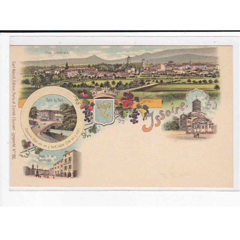 Précurseur - Gruss Aus - Souvenir d'Issoire - très bon état