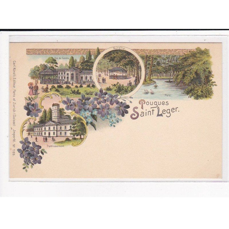 Précurseur - Gruss Aus - Souvenir de Pougues Saint Léger - très bon état