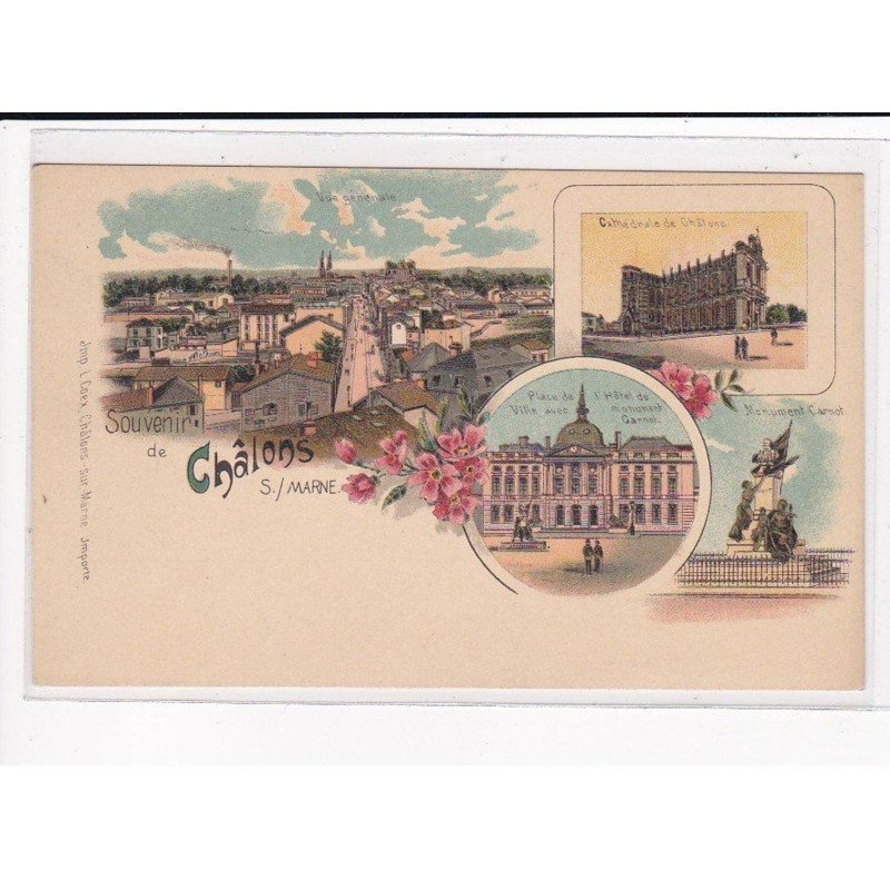 Précurseur - Gruss Aus - Souvenir de Châlons Sur Marne - très bon état