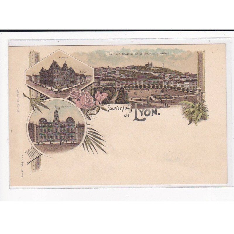 Précurseur - Gruss Aus - Souvenir de Lyon - très bon état