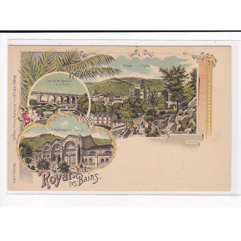 Précurseur - Gruss Aus - Souvenir de Royat les Bains - très bon état