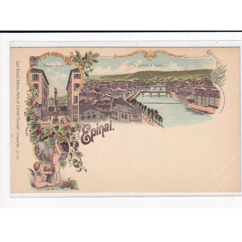 Précurseur - Gruss Aus - Souvenir d'Epinal - très bon état