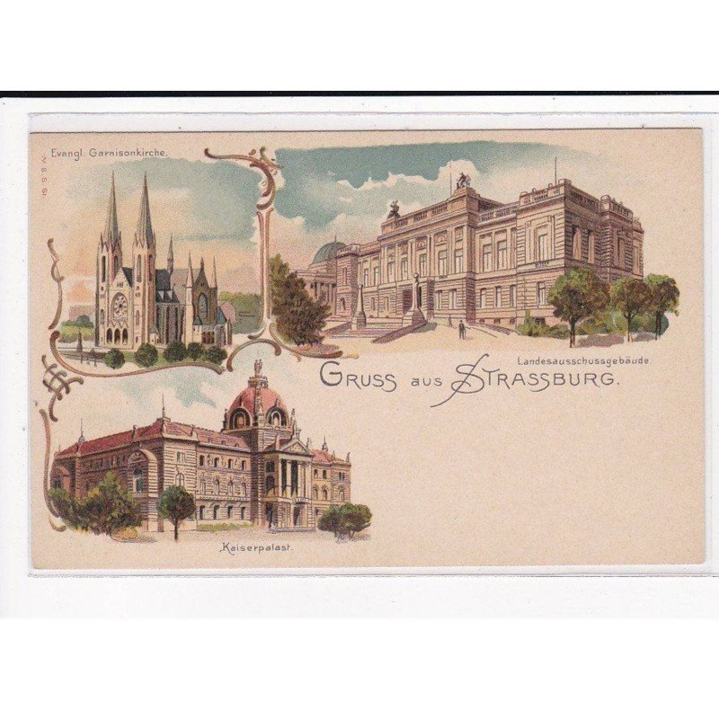 Précurseur - Gruss Aus - Souvenir de Strassburg - très bon état