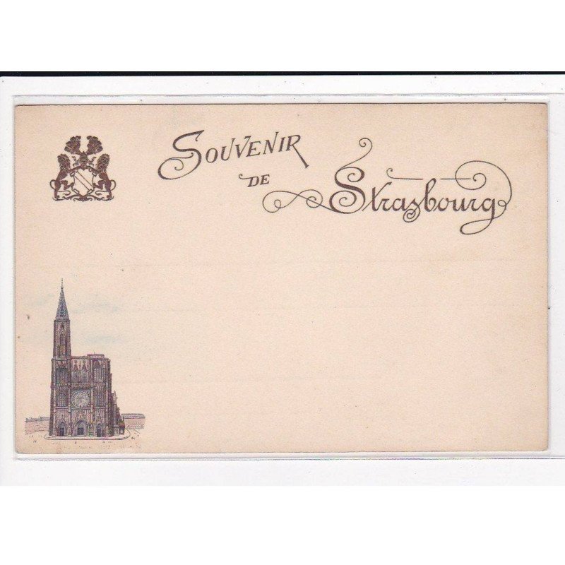 Précurseur - Gruss Aus - Souvenir de Strasbourg - très bon état