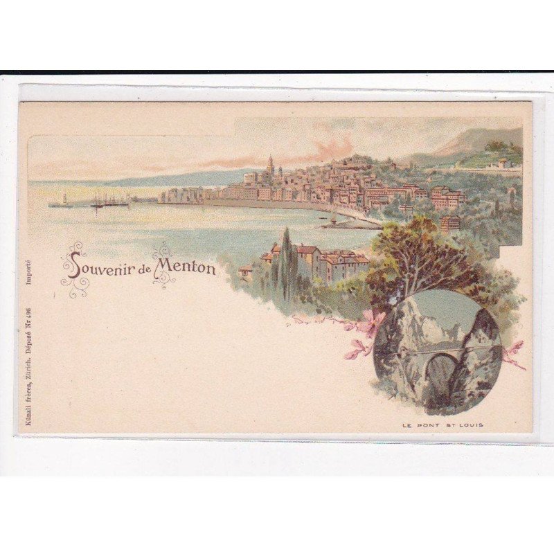 Précurseur - Gruss Aus - Souvenir de Menton - très bon état