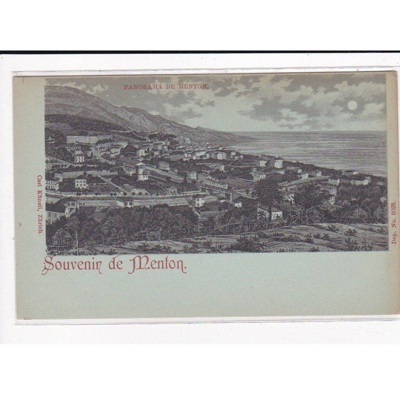 Précurseur - Gruss Aus - Souvenir de Menton - très bon état
