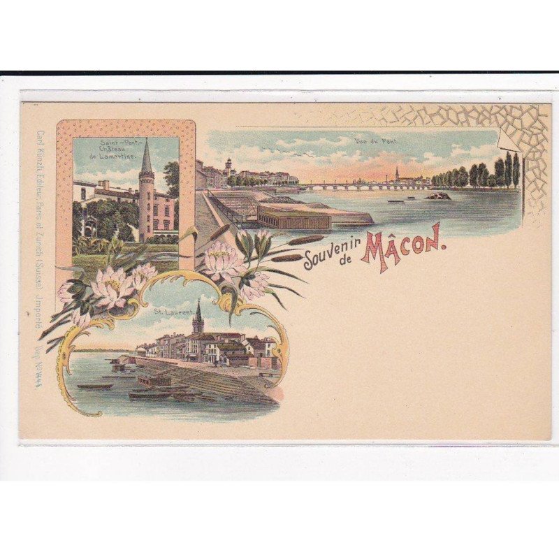 Précurseur - Gruss Aus - Souvenir de Mâcon - très bon état