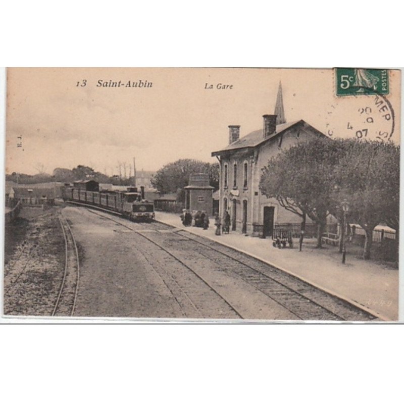 SAINT AUBIN : la gare - très bon état