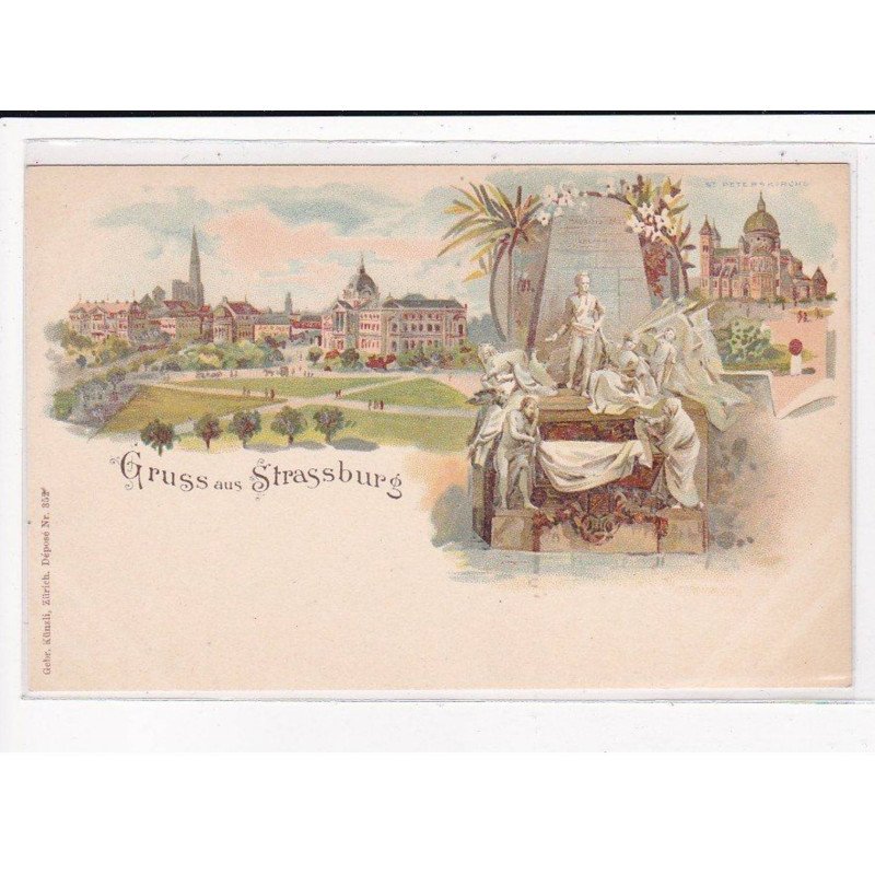 Précurseur - Gruss Aus - Souvenir de Strassburg - très bon état