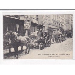 PARIS, Les Petits Métiers J.H, HAUSER : Une rue de Paris à 4 heures le matin, ça porte bonheur - très bon état