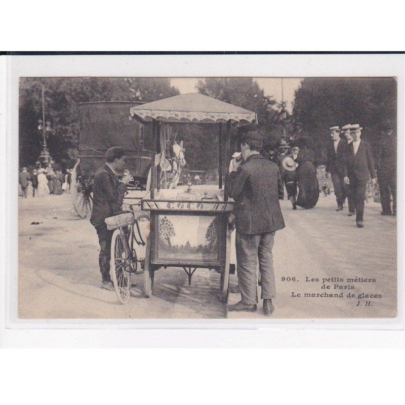 PARIS, Les Petits Métiers J.H, HAUSER : Le marchand de glaces - état