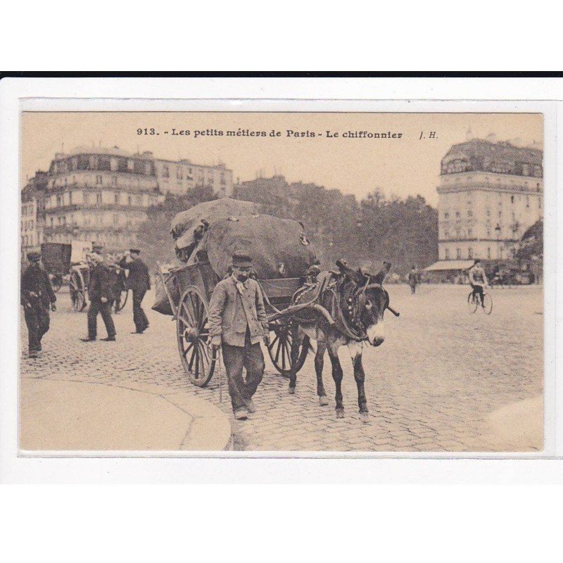 PARIS, Les Petits Métiers J.H, HAUSER : Le Chiffonnier - état
