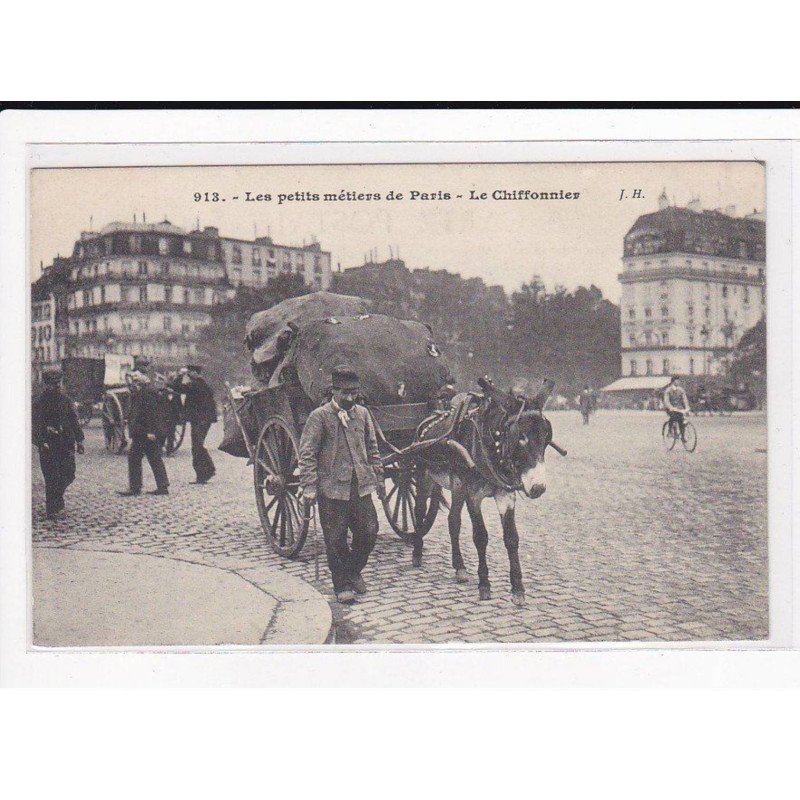 PARIS, Les Petits Métiers J.H, HAUSER : Le Chiffonnier - très bon état