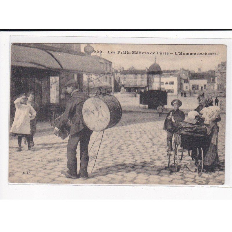 PARIS, Les Petits Métiers J.H, HAUSER : L'Homme Orchestre - état