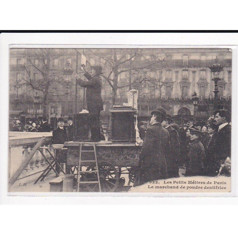 PARIS, Les Petits Métiers J.H, HAUSER : Le marchand de poudre dentifrice - très bon état
