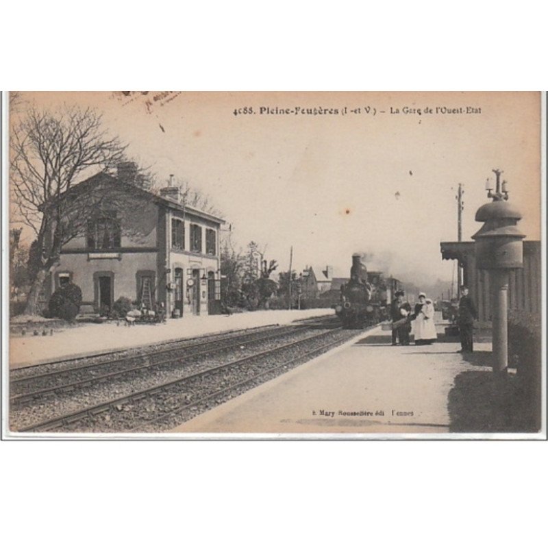 PLEINE FOUGERES : la gare - très bon état