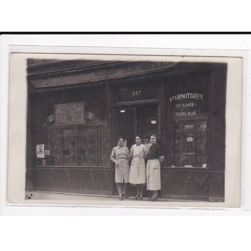 PARIS 10ème Arrondissement : Avenue Parmentier, Papeterie Thavet, Objet d'art - très bon état