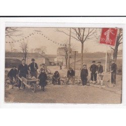 PARIS : Porte de Paris, Pose des Pavés, Pavage - très bon état