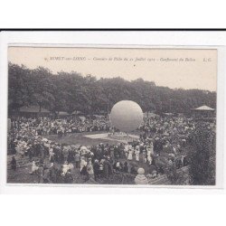 MORET-sur-LOING : Concours de Pêche du 21 Juillet 1912, Gonflement du Ballon -  état