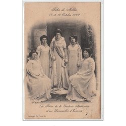 MILLAU : la reine de la ganterie Millavoise 1909 - bon état