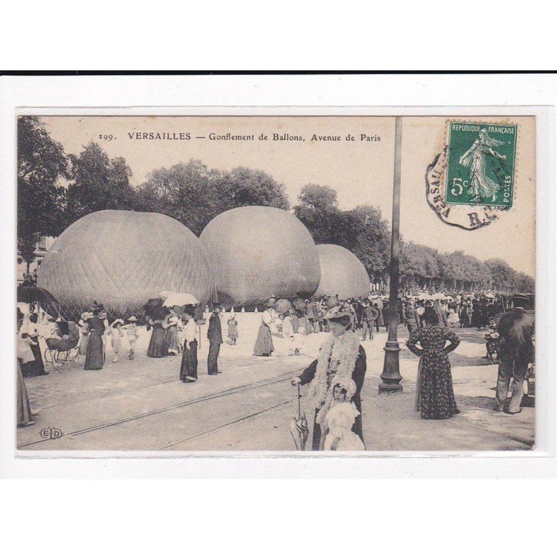 VERSAILLES : Gonflement de Ballons, Avenue de Paris - très bon état