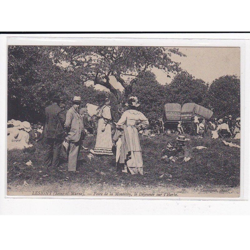 LESIGNY : Foire de la Montétby, le déjeune sur l'Herbe - très bon état