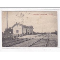 LA HOUSSAYE-CREVECOEUR : La Gare - état