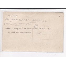 MONTEREAU : Militaires, Menuisiers - état